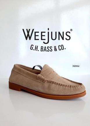 Bass weejuns замшивые лоферы , оригинал