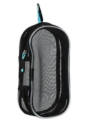 Чехол очков для плавания madwave mesh pouch big черный