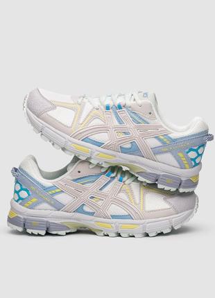 Жіночі шикарні кросівки asics gel kahana 8 blue/yellow