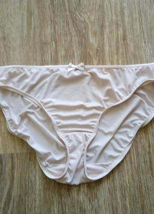 Шикарные, базовые, трусики, в нежно кремовом, цвете, от дорогого бренда: pp