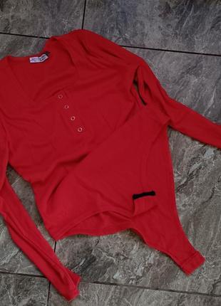 Боди в рубчик