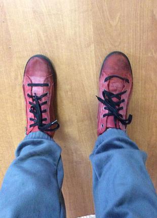 Кеды кожаные р.39  25см 2