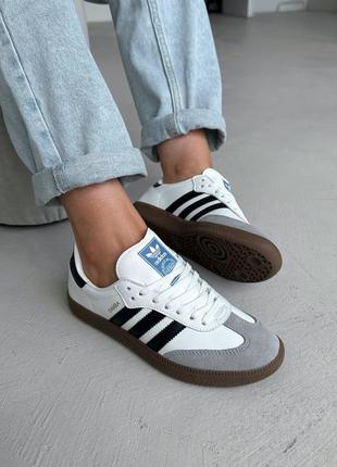 Жіночі кросівки adidas samba white