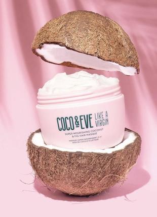 Coco & eve like a virgin глибоко поживна маска для блиску та шовковистості волосся 212 ml