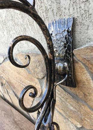 Коване бра ручної роботи у вигляді красивої квітки