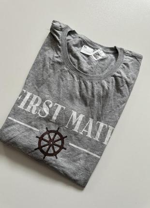 Футболка женская серая first mate