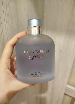 Парфюмированная вода dolce&gabbana light blue eau intense pour homme оригинал на разлив цена за 1 мл
