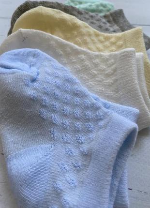 Бавовняні дитячі шкарпетки (5 пар) : 6 місяців - 2 роки2 фото