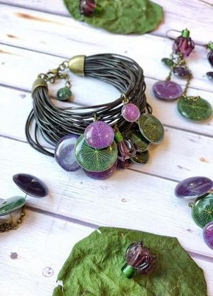 Браслет "кувшинки"