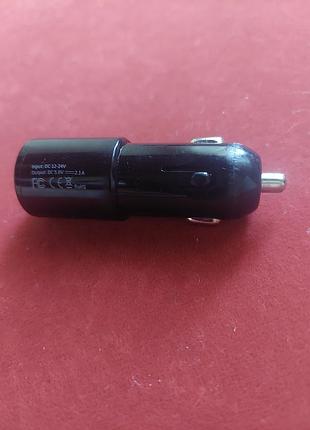 Автомобільний зарядний пристрій 2usb optima  black . 4