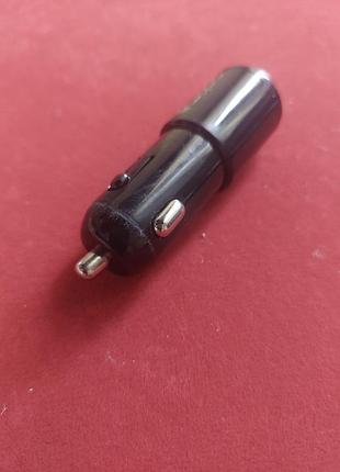 Автомобільний зарядний пристрій 2usb optima  black . 3