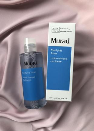 Очищаючий тонер для обличчя murad clarifying toner, 180ml