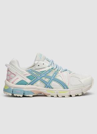 Женские кроссовки asics gel kahana 8 white/turquoise &lt;unk&gt; кроссовки ассикс