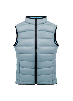 Жилет сollar vest жіночий, розмір s, сіро-блакитний