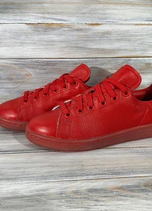 Adidas stan smith adicolor triple red2 фото