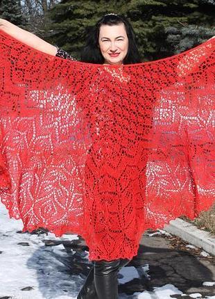 Шикарная яркая шаль амитола