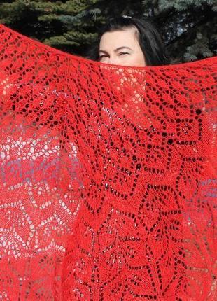 Шикарная яркая шаль амитола