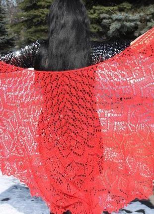 Шикарная яркая шаль амитола