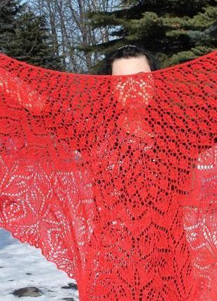 Шикарная яркая шаль амитола