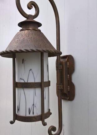 Кованый бра ручной работы в ретро стиле