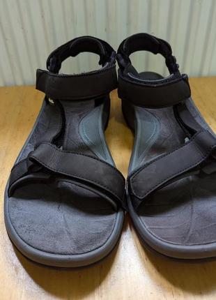 Teva - треккинговые кожаные сандалии босоножки2 фото