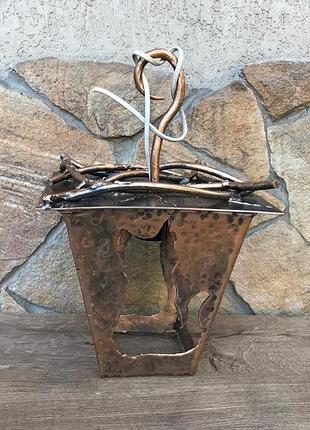 Настенный бра ручной ковки3 фото