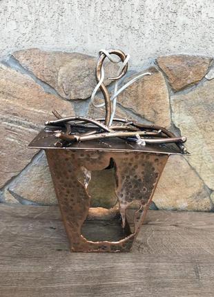 Настенный бра ручной ковки7 фото