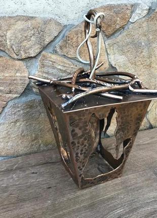 Настенный бра ручной ковки5 фото