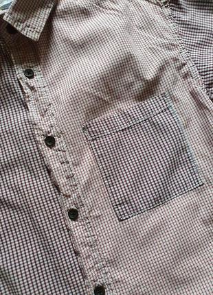 Zara man стильная мужская рубашка с коротким рукавом размер хс-с6 фото