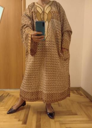 Красивое платье с карманами, индийский наряд10 фото