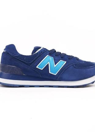 New balance 574 синие кроссовки кеды мужские 320 баланс весенние летние демисезонные демисезон замша замшевые отличное качество с сеткой8 фото