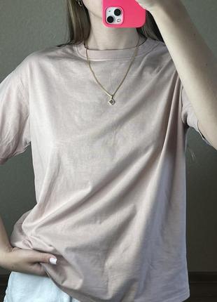 Базовая футболка оверсайз h&m