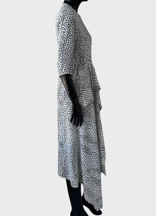 Атласна асиметрична міді сукня плаття maje із віскози4 фото