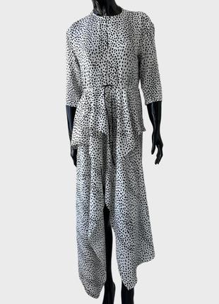 Атласна асиметрична міді сукня плаття maje із віскози3 фото