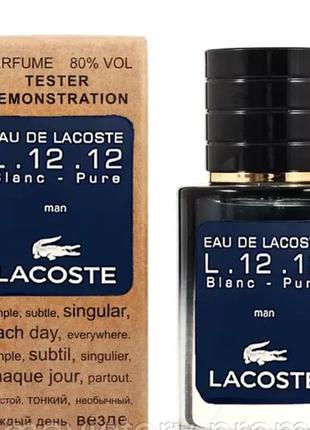 Lacoste eau de 740cfa001602h lacoste l.12.12 blanc-pure тестер lux чоловічий 60 мл
готово до відправки