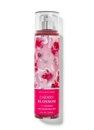 Мист для тела bath and body works cherry blossom