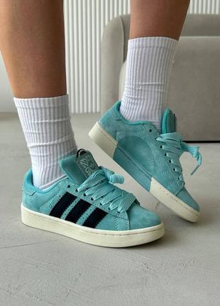 Женские кроссовки adidas campus valentine's day blue