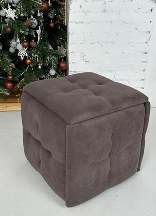 Пуф-трансформер 5в1 пиковка черный каркас выбор