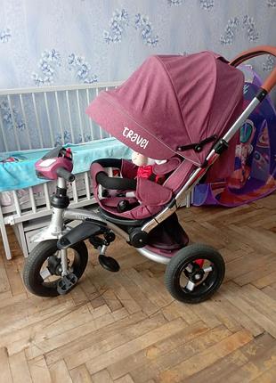 Велосипед с родительской ручкой