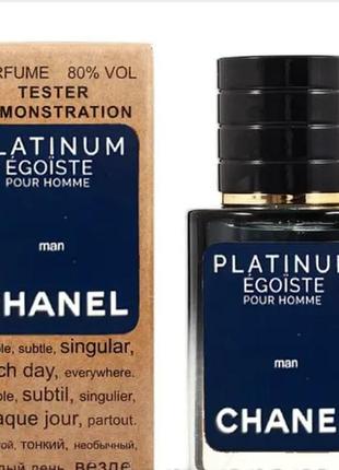 Chanel platinum egoiste pour homme tecтер lux мужской 60 мл