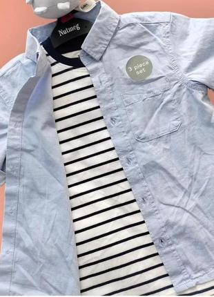 Двійка рубашка+ футболка бренду nutmeg