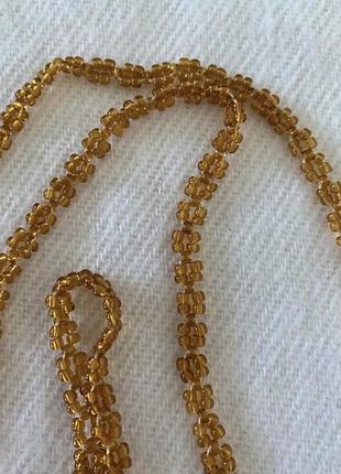 Бусы бисер винтаж
