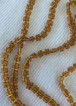 Бусы бисер винтаж