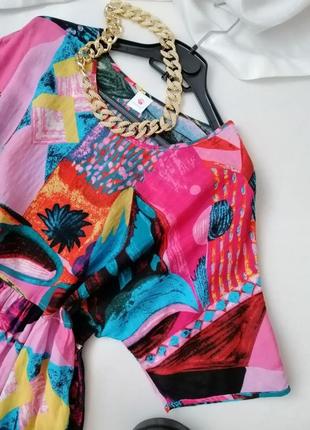 Vip літня легка сукня з натуральної з натуральної невагомої тканини довжини міді є відео