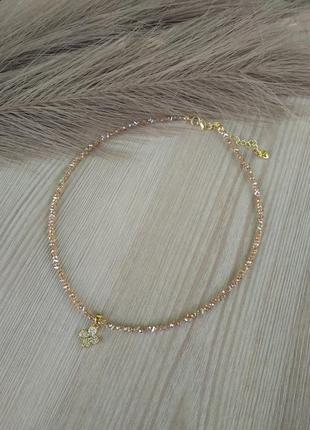 Жіночий сяючий чокер з підвіскою