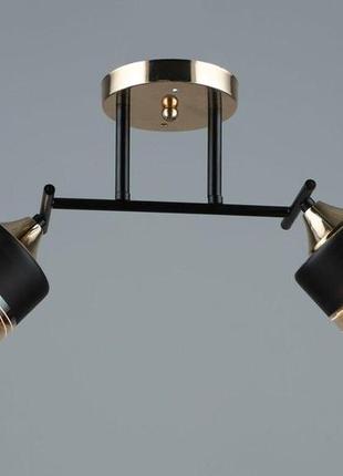 Люстра стельова sirius b a4128/2 bk+fgd