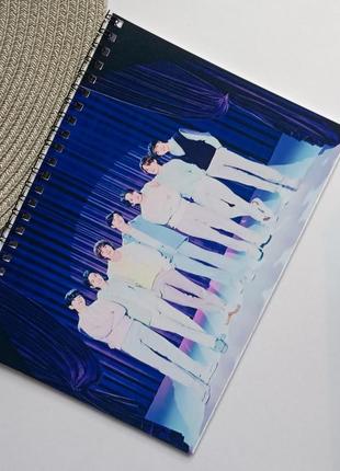 Тетрадь на пружине бтс bts 48 листов лінія