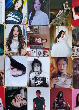 Міні картки в пластиковому боксі шухуа айдиль shuhua (g)i-dle (20 шт) мини карточки