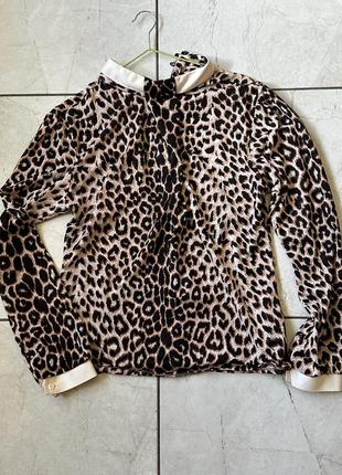Стильна леопардова блуза