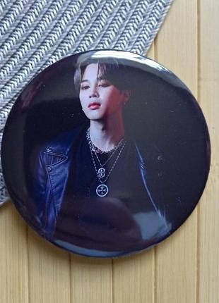 Значок на шпильці 7.5 см чимін jimin bts